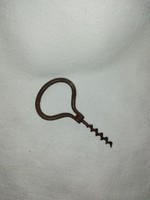 Vintage folding steel corkscrew