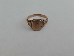 8K or 6k gold men's signet ring