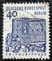 Bb245p / Germany - Berlin 1964 buildings stamp series 40 pf. Its value is sealed