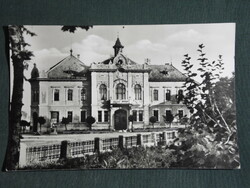 Képeslap, Tolna, ,tanácsháza látkép részlet, 1950