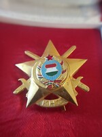 Ktp military 10 proof badge gold