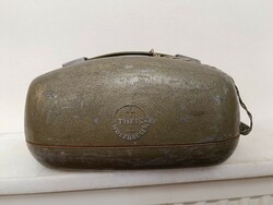 Antik földmérő eszköz szintező teodolit theodolite szerszám geodéta műszer dobozában kulcsával 8480