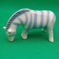 Retro porcelain polonne zebra figure