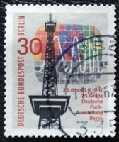 Bb309p / Germany - Berlin 1967 radio exhibition stamp stamped