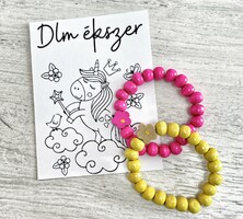 Little girl bracelet set - packed with coloring