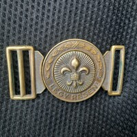 Antique scout belt buckle