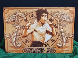 Bruce Lee  Vintage fém tábla ÚJ! (94)