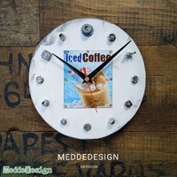 MeddeDesign "Fészer" SufniTuning Recycle Falióra (IcedCoffee)
