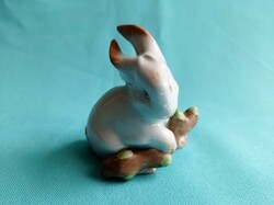 Zsolnay porcelain bunny with a barka