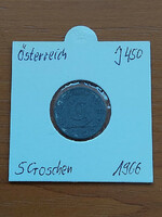 Austria 5 groschen 1966 zinc, in paper case