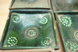 Antique hand rolled stove tiles