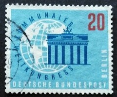 Bb189p / Germany - Berlin 1959 Congress of the International Council stamp stamped
