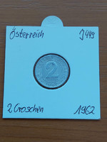 Austria 2 groschen 1962 alu. In a paper case