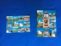 Two postcards: Visegrád