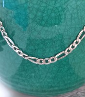 Silver figaro chain. Classic.