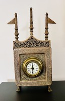 Rare antique gustav becker table alarm clock circa 1860