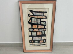 Miklós Farkasházy abstract geometric avant-garde painting image