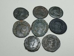 8 extra antique coins from the period of the Roman Empire.