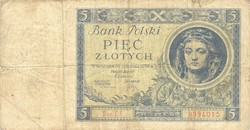 5 Zloty zlotych 1930 poland 1.
