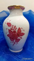 Herendi lila Apponyi mintás,porcelán váza