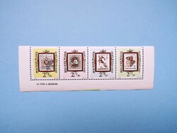 (Z) 1962. 35. Stamp day - continuous strip** - with lower arch edge - (cat.: 1,000.-)