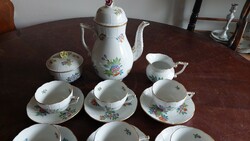 Herend Victorian patterned tea set for 6 people