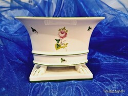 Herend Viennese rose pattern, porcelain bowl, vase.