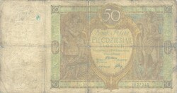 50 zloty zlotych 1929 Lengyelország 1.