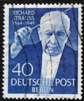 Bb124p / Germany - Berlin 1954 richard strauss stamp sealed