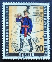 Bb176p / Germany - Berlin 1957 stamp day - stamp exhibition stamp sealed