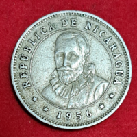 1956. Nicaragua 25 Centavos  (1648)