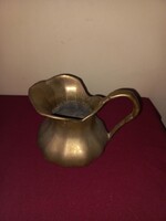 Large heavy copper jug