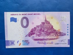 France 0 euro 2023 mont saint-michel! Rare commemorative paper money! Ouch!