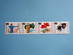 (Z) 1966. 39. Stamp day - continuous strip** - (cat.: 400.-)