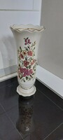 Zsolnay floral anniversary sealed vase