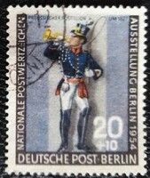Bb120p / Germany - Berlin 1954 stamp exhibition stamp sealed