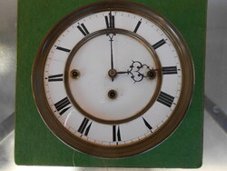 Three-weight push-in wooden wall clock structure