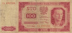 100 Zloty zlotych 1948 Poland