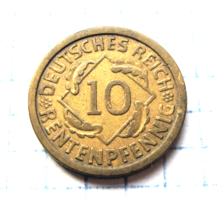 Germany - 10 rentenpfennig - 1924
