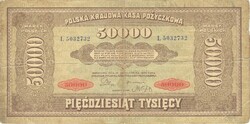 50000 Marek mark 1922 Poland