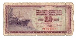 20 Dinars 1978 Yugoslavia