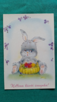 Easter greeting postcard
