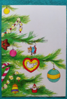 Christmas greeting card, unicef, post office