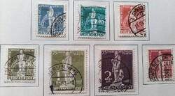 Bb3-41p / Germany - Berlin 1949 75 years old upu stamp line stamped
