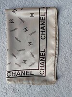 Chanel gold silk scarf