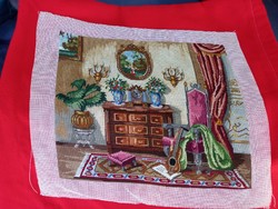 Tapestry room scene