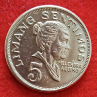 1968. Fülöp-szigetek 5 sentimo kapszulában (1651)