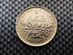 Franciaország 5 frank, 1970