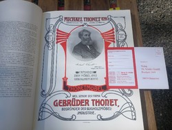 Thonet katalógus 1904 (reprint képes album) német nyelven, Gyűjtők Könyve