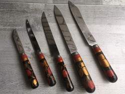 Old cccp Russian knife set